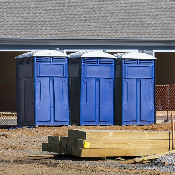 what is the cost difference between standard and deluxe porta potty rentals in Luray VA